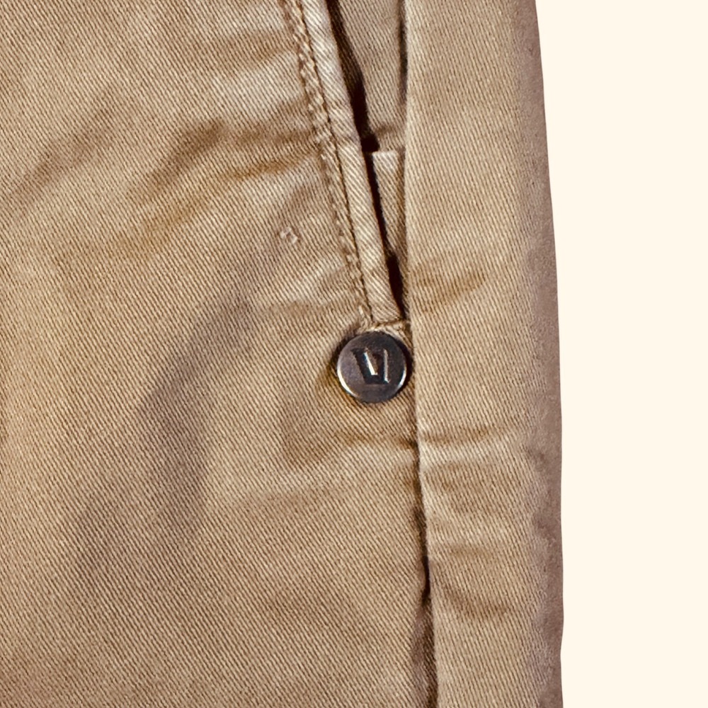 Vuori Collins Chino Pants Mens 32 x 30 Khaki Tan Stretch Chino Trousers V433 - Picture 7 of 10